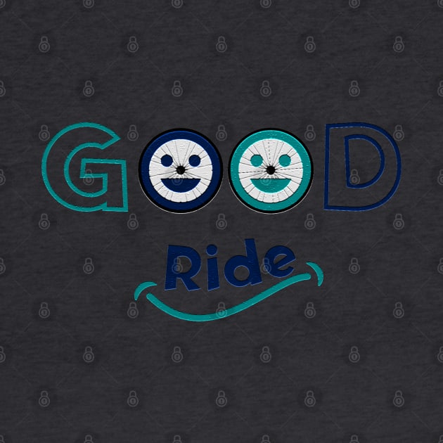 Phrase Good cycling route. Motivational phrase for cycling lovers. by Rebeldía Pura